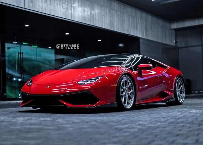 Detail Mobil Lamborghini Warna Merah Nomer 12