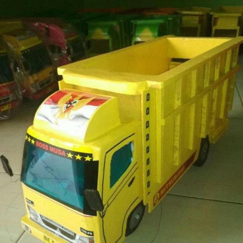 Detail Mobil Truk Mainan Dari Kayu Nomer 25