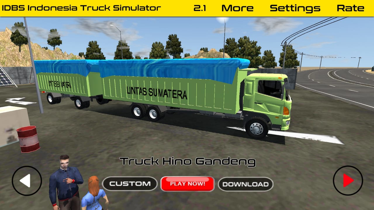 Detail Mobil Truk Simulator Nomer 32