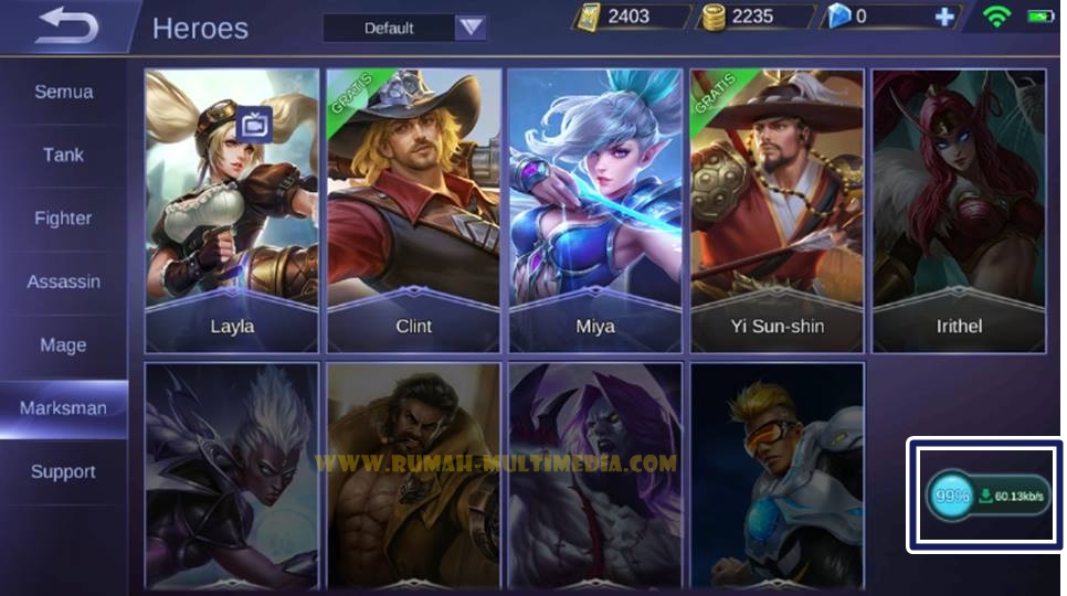 Detail Mobile Legend Tidak Keluat Gambar Hero Nomer 2