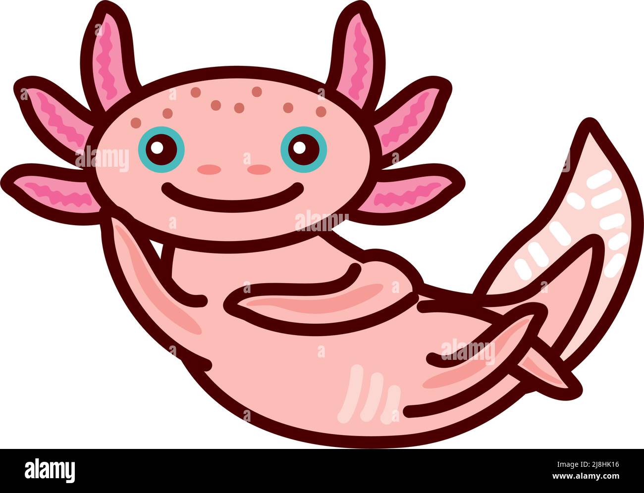 Detail Axolotl Ausmalbild Nomer 3