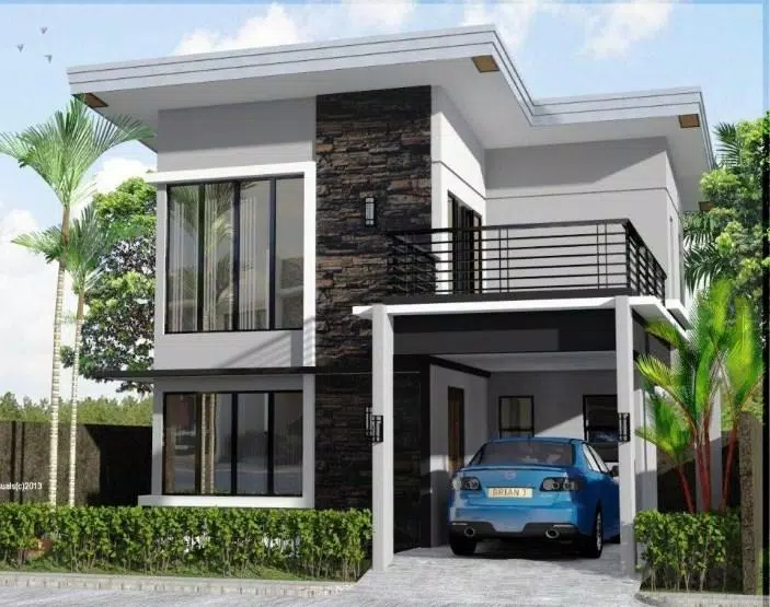 Detail Desain Rumah Dua Lantai Nomer 26