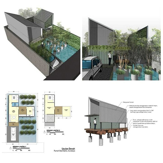 Detail Desain Rumah Ekologis Nomer 42