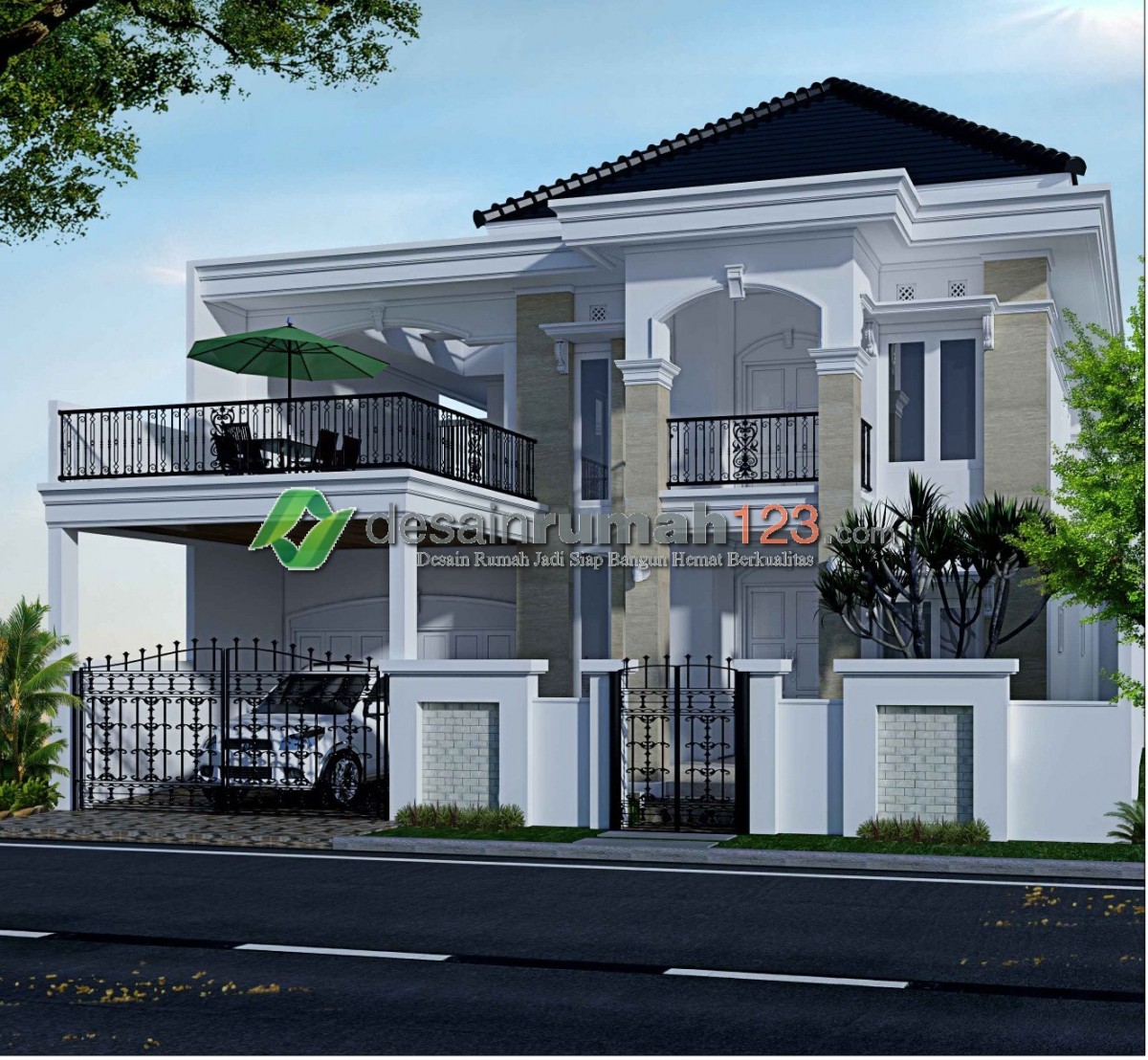 Detail Desain Rumah Elegan Dan Mewah Nomer 22