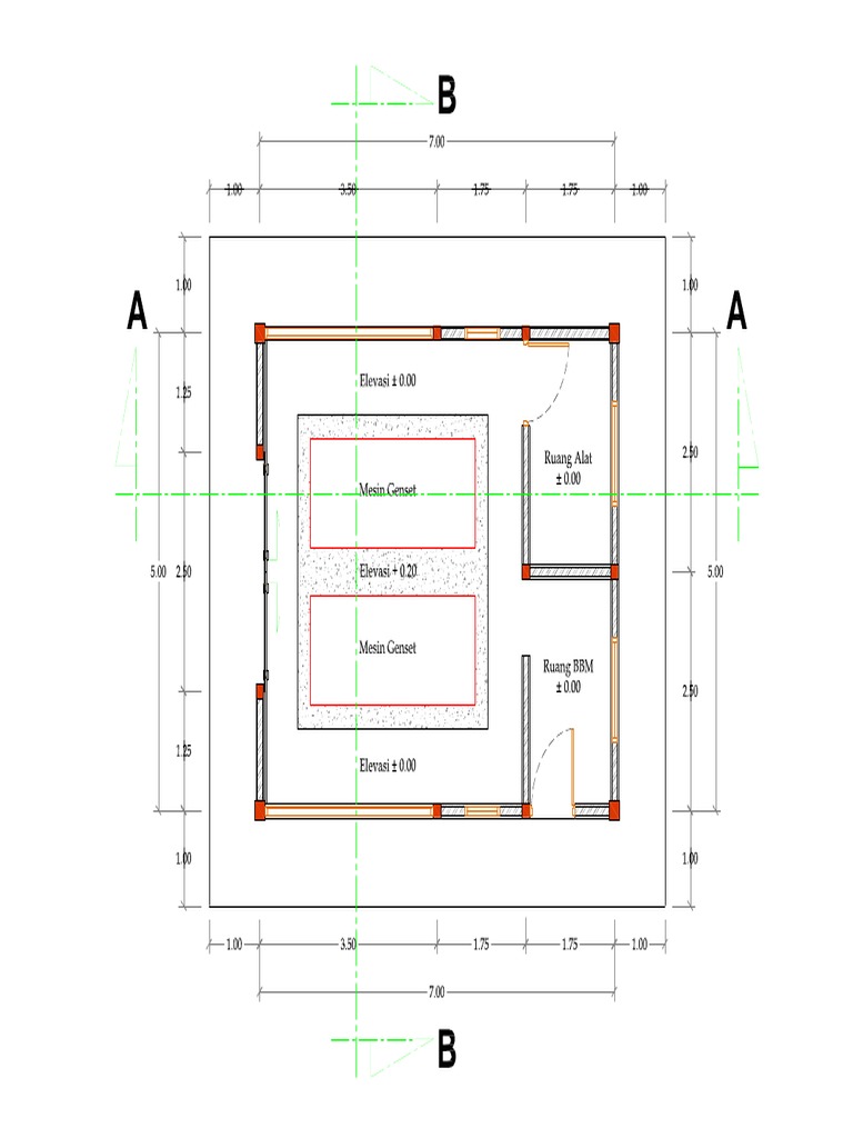 Detail Desain Rumah Genset Nomer 4