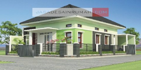 Detail Desain Rumah Hijau Nomer 23