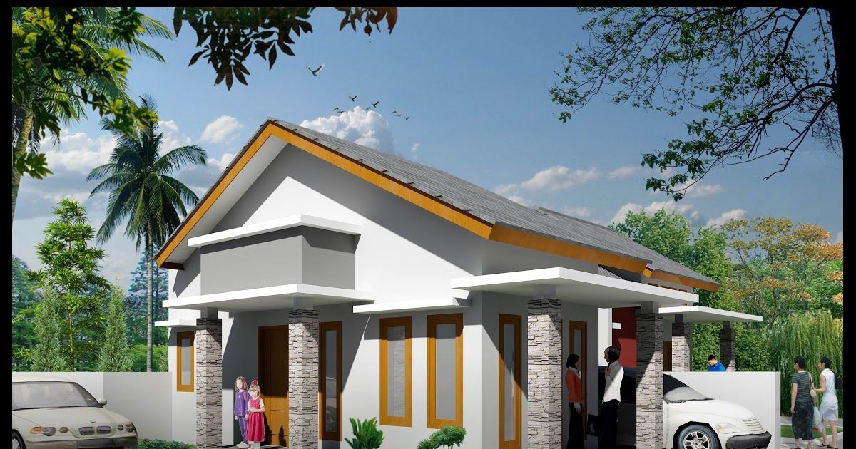 Detail Desain Rumah Hook 2 Muka 1 Lantai Nomer 41