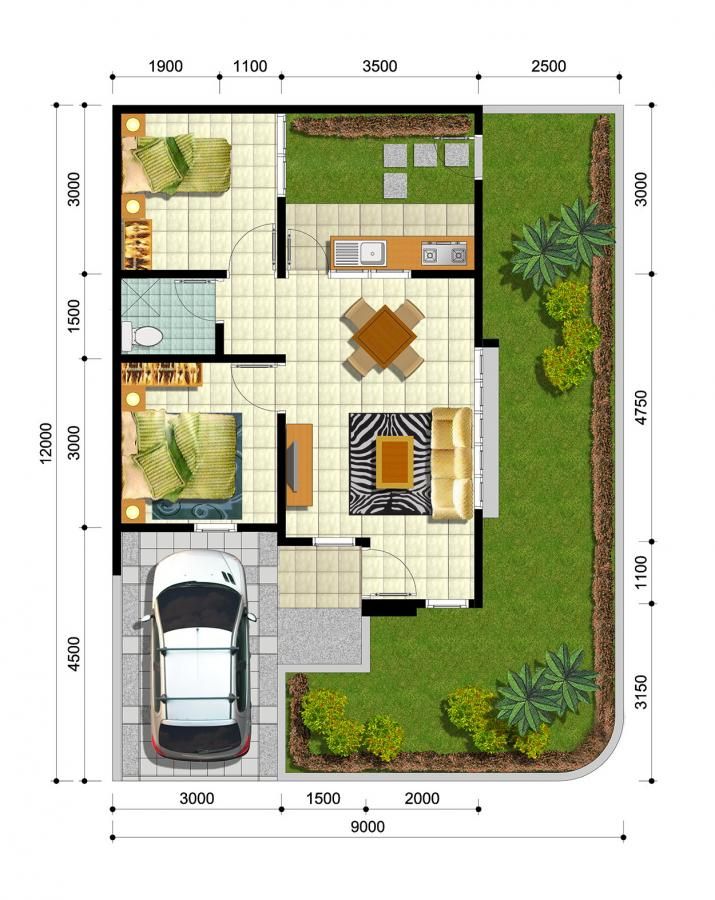 Detail Desain Rumah Hook Minimalis Nomer 15