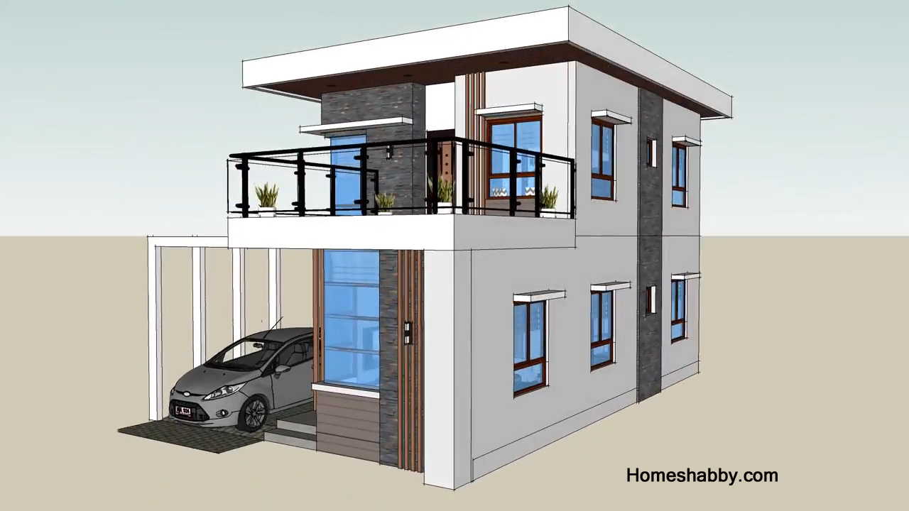 Detail Desain Rumah Kaca Minimalis 2 Lantai Nomer 29