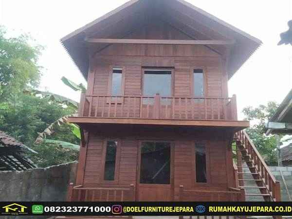 Detail Desain Rumah Kayu 2 Lantai Nomer 25