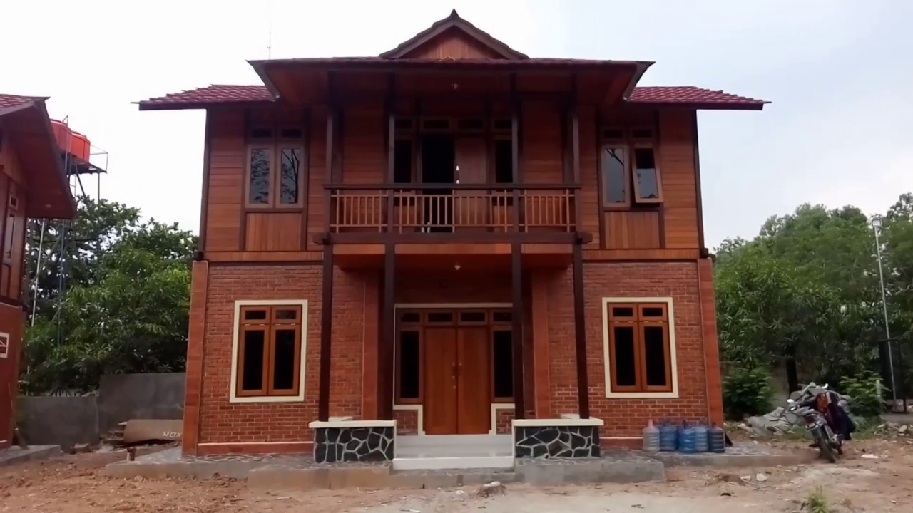 Detail Desain Rumah Kayu Dua Lantai Nomer 5