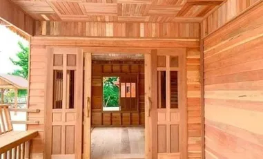 Detail Desain Rumah Kayu Modern Mewah Nomer 57