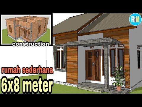 Detail Desain Rumah Kayu Ukuran 6x8 Nomer 23