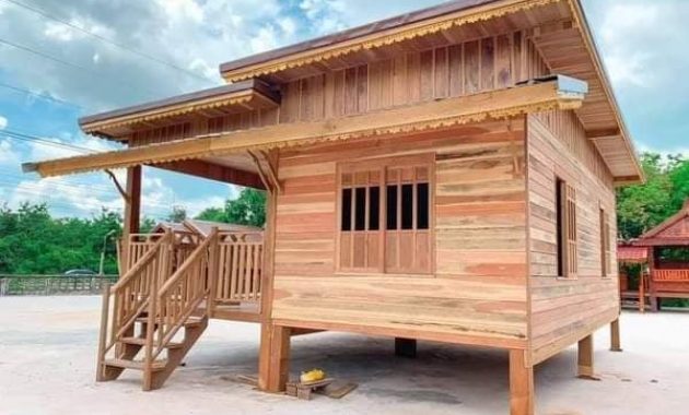 Detail Desain Rumah Kayu Ukuran 6x8 Nomer 31