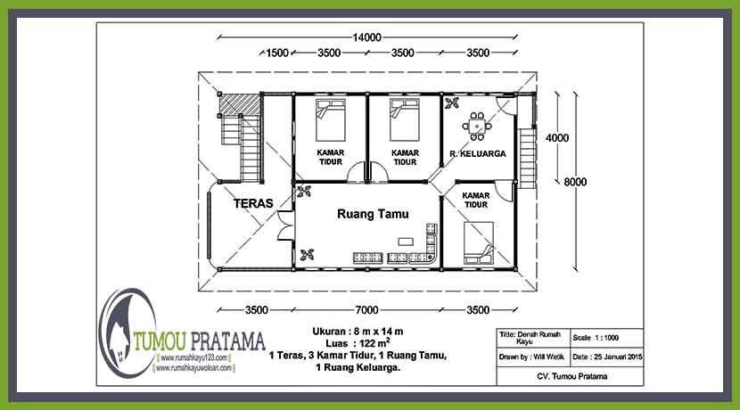 Detail Desain Rumah Kayu Ukuran 6x8 Nomer 50