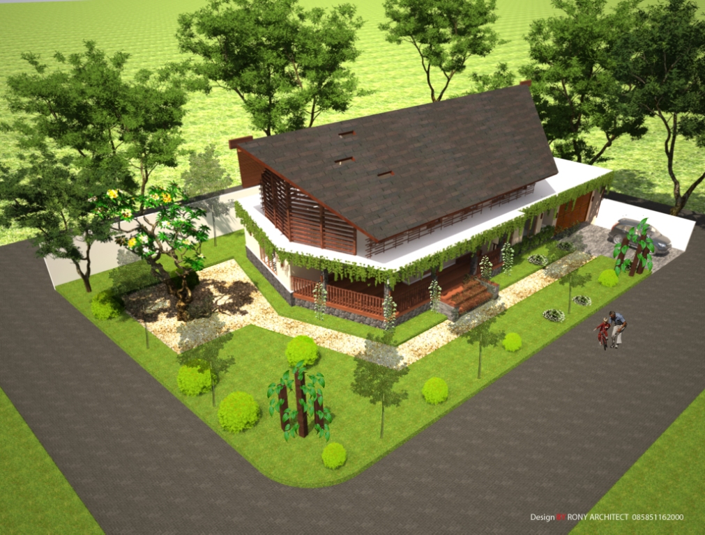 Detail Desain Rumah Kebun Nomer 42