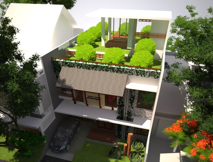 Detail Desain Rumah Kebun Minimalis Nomer 20