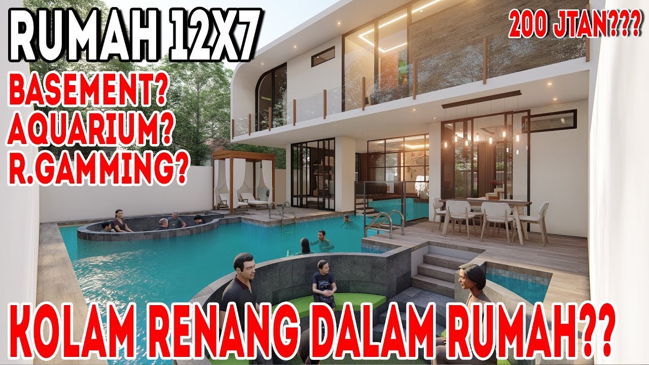 Detail Desain Rumah Kolam Renang Nomer 25