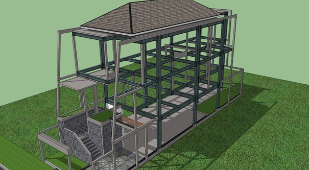 Detail Desain Rumah Konstruksi Baja Nomer 16