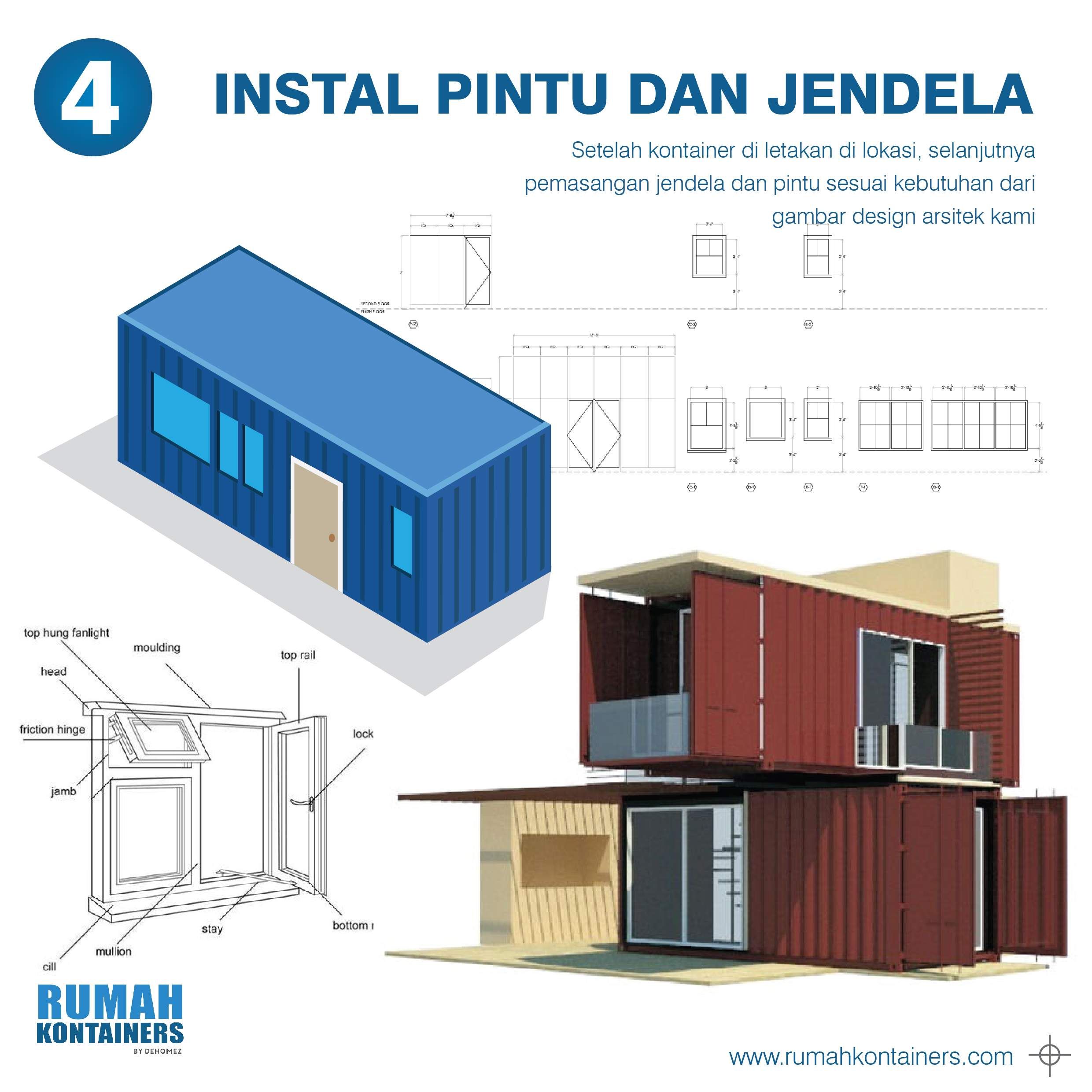 Detail Desain Rumah Kontainer 2 Lantai Nomer 21