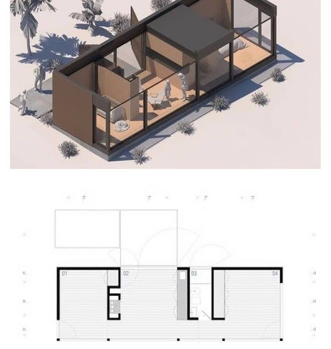 Detail Desain Rumah Kontainer 2 Lantai Nomer 42