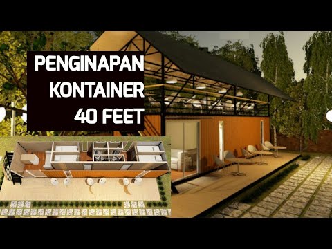 Detail Desain Rumah Kontainer 40 Feet Nomer 24