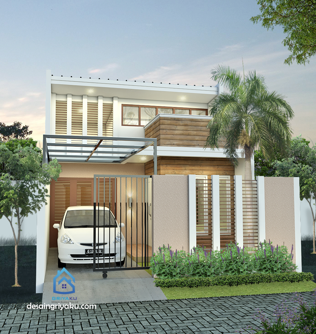 Detail Desain Rumah Kontemporer 1 Lantai Nomer 47