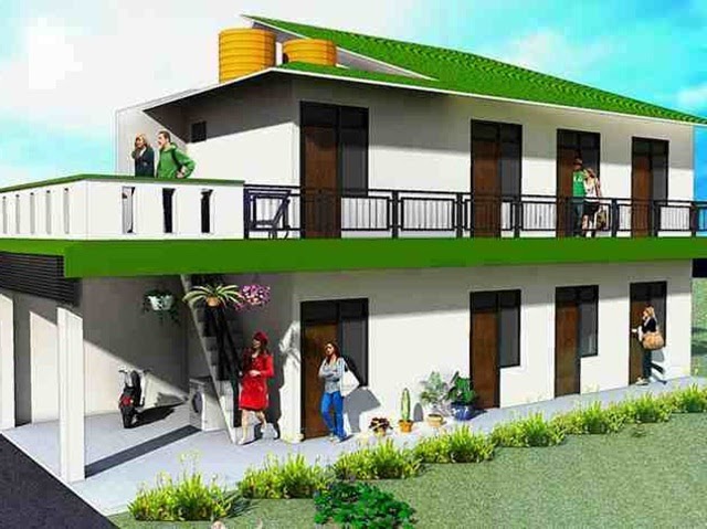 Detail Desain Rumah Kost Sederhana 2 Lantai Nomer 51