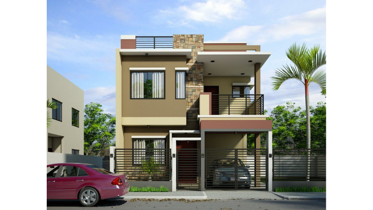 Detail Desain Rumah Lantai 2 Nomer 40