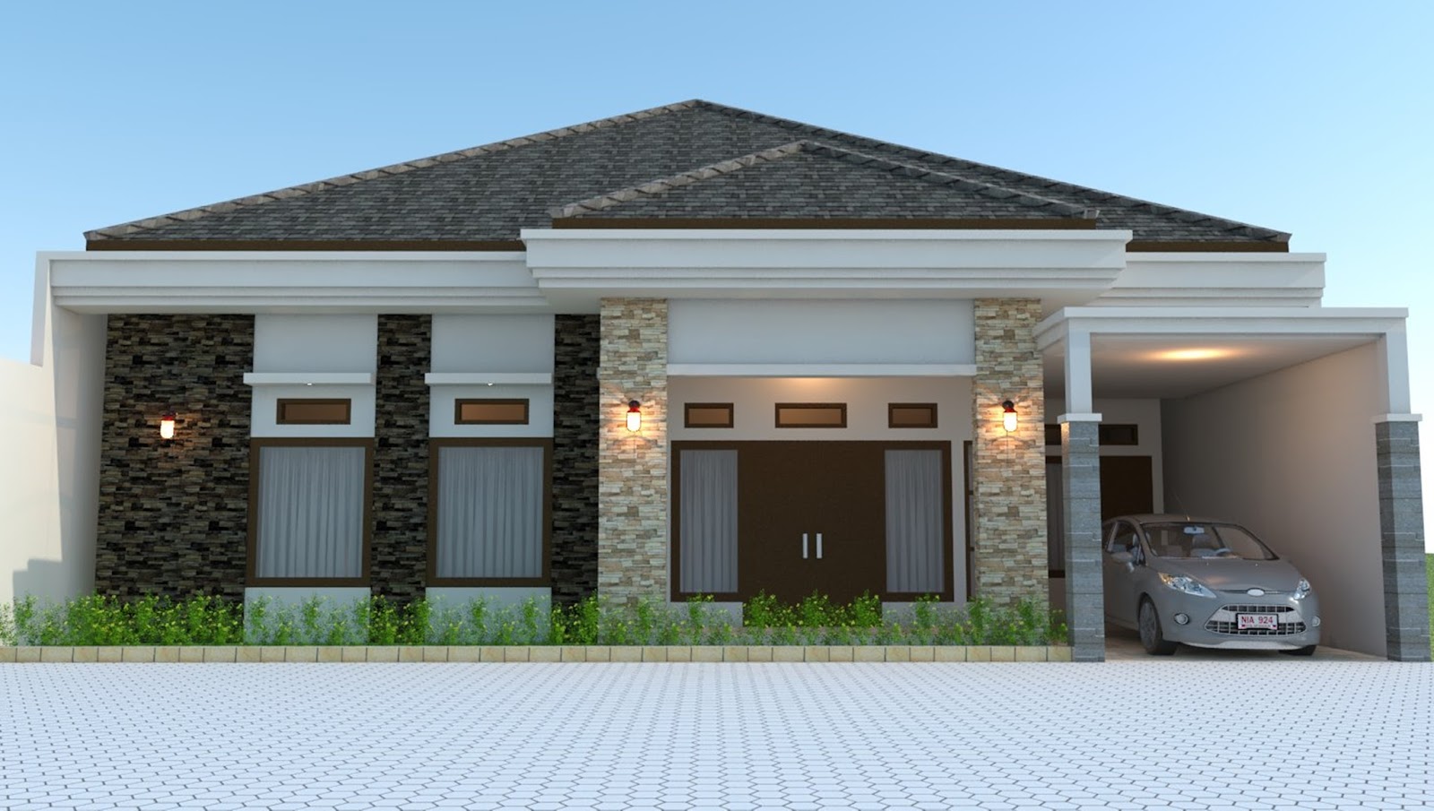 Detail Desain Rumah Lebar Nomer 24