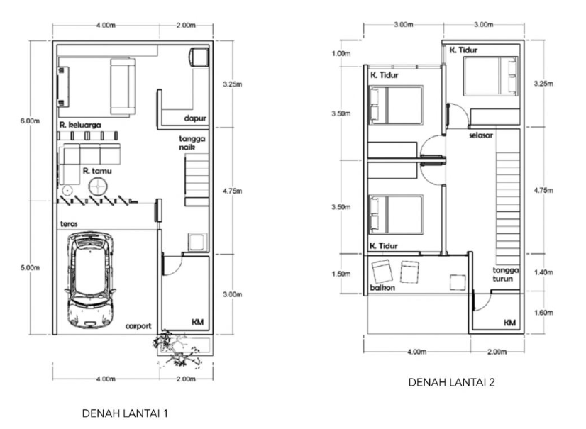 Detail Desain Rumah Lengkap Dengan Rab Nomer 3