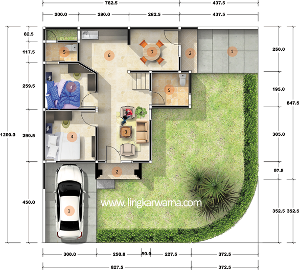 Detail Desain Rumah Luas Nomer 22