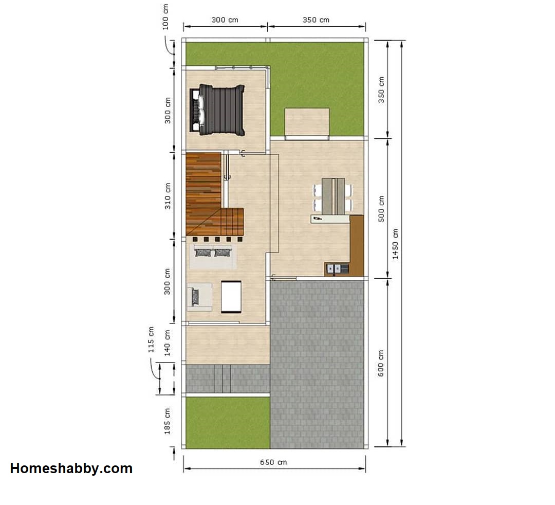 Detail Desain Rumah Luas Tanah 30m2 Nomer 19