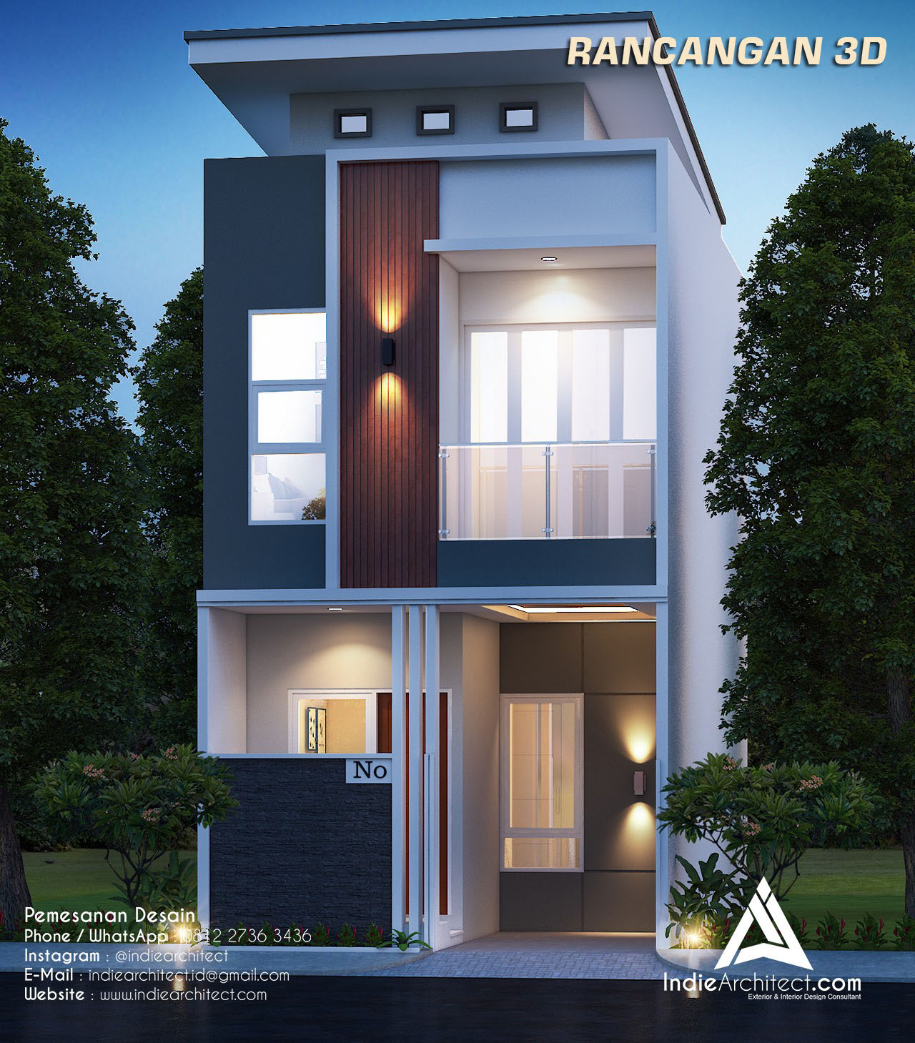 Detail Desain Rumah Luas Tanah 65 M2 Nomer 35