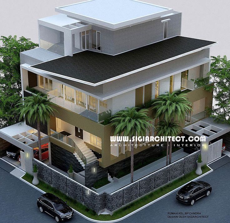 Detail Desain Rumah Mewah 3 Lantai Nomer 10