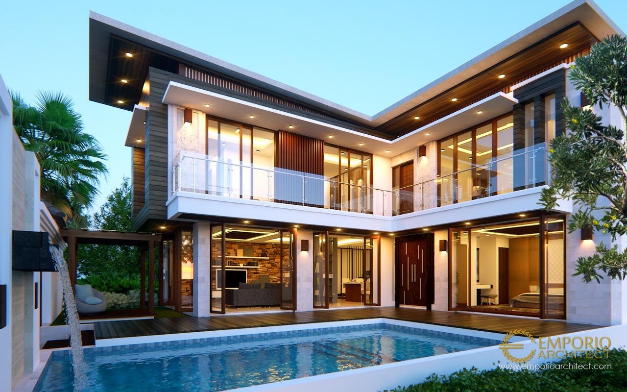 Detail Desain Rumah Mewah 3 Lantai Dengan Kolam Renang Nomer 31