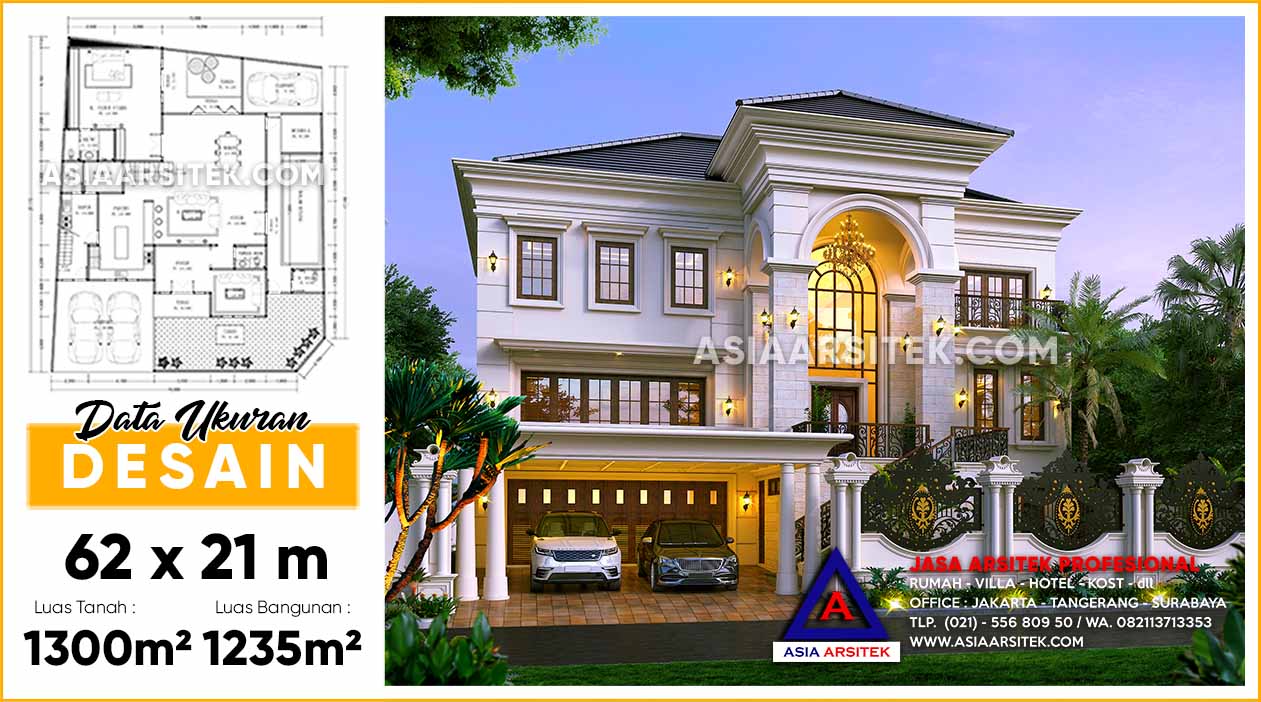 Detail Desain Rumah Mewah Jakarta Koleksi Nomer 4