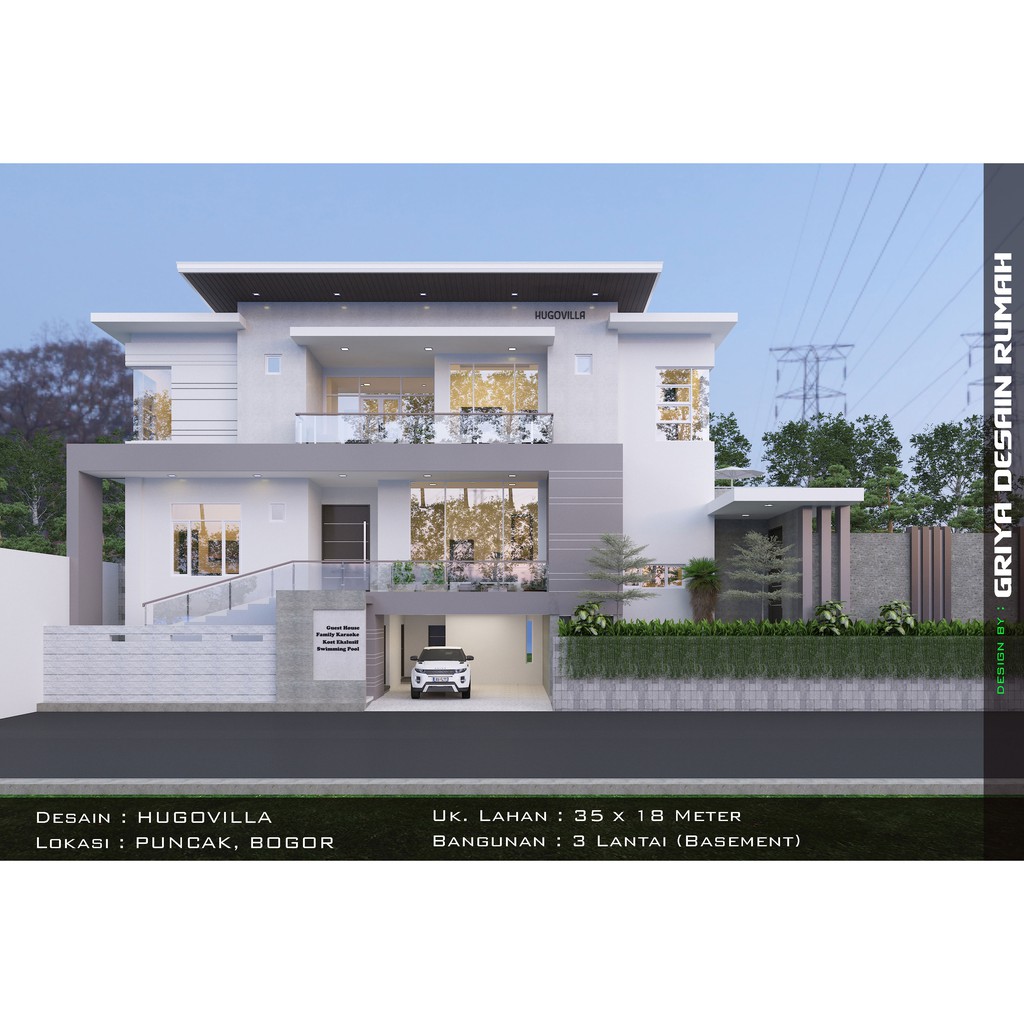 Detail Desain Rumah Mewah Modern Nomer 16