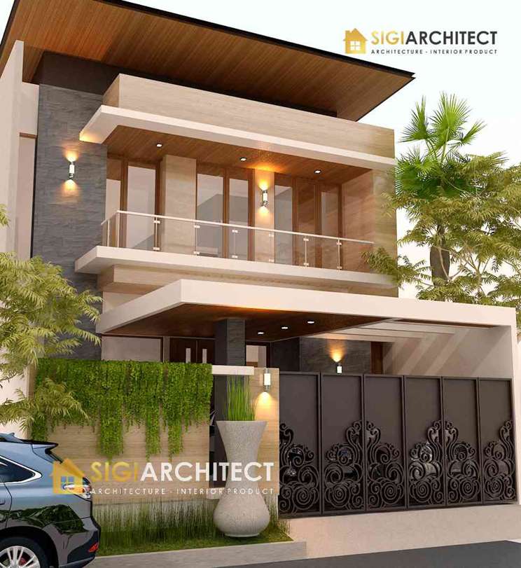 Detail Desain Rumah Mewah Modern 2 Lantai Nomer 15