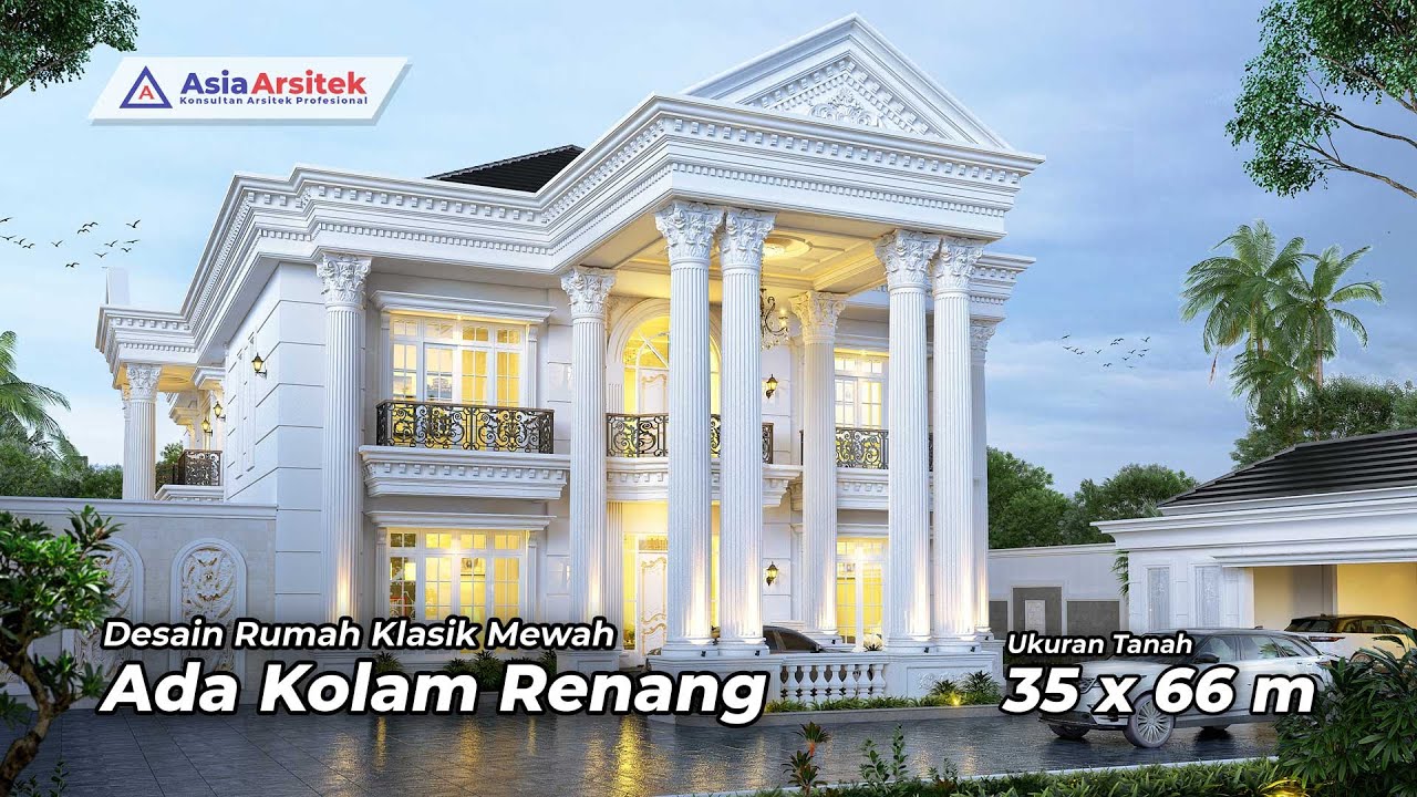 Detail Desain Rumah Mewah Modern 2 Lantai Nomer 41