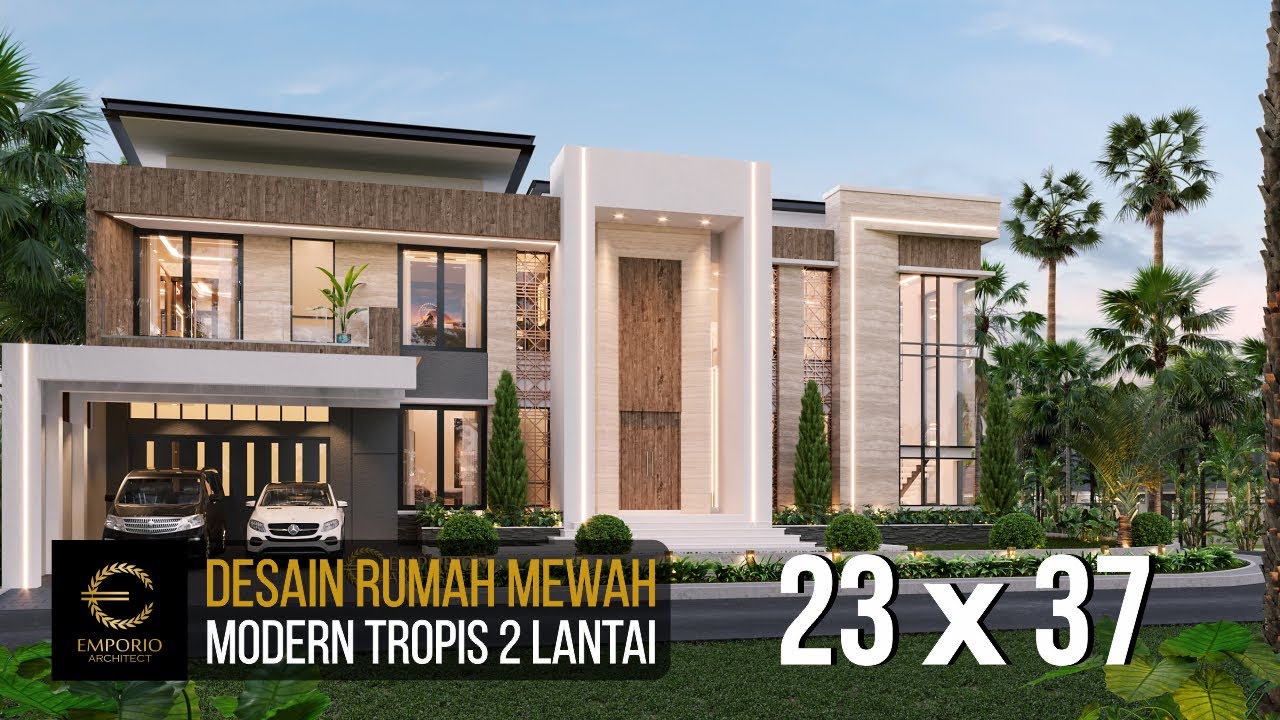 Detail Desain Rumah Mewah Modern Nomer 35