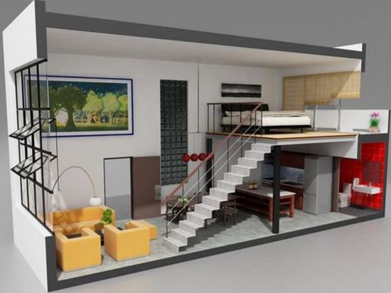 Detail Desain Rumah Mezzanine Nomer 10