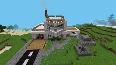 Detail Desain Rumah Minecraft Pe Nomer 43