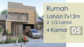 Detail Desain Rumah Minimalis 1 1 2 Lantai Nomer 40