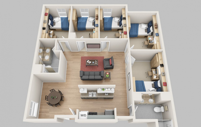 Detail Desain Rumah Minimalis 2 Kamar 1 Lantai Nomer 43