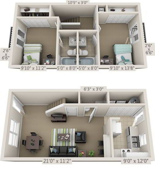 Detail Desain Rumah Minimalis 2 Kamar 1 Lantai Nomer 54