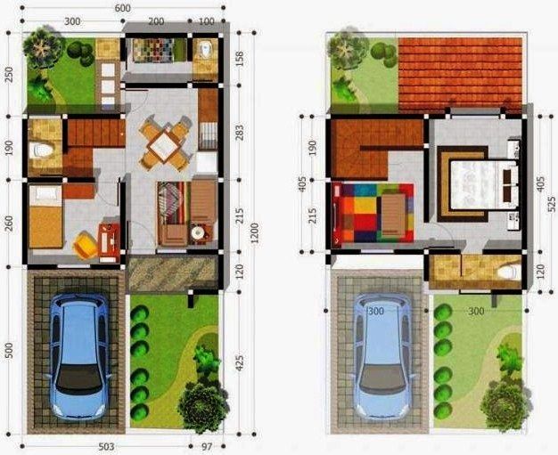 Detail Desain Rumah Minimalis 2 Lantai Dan Denahnya Nomer 24
