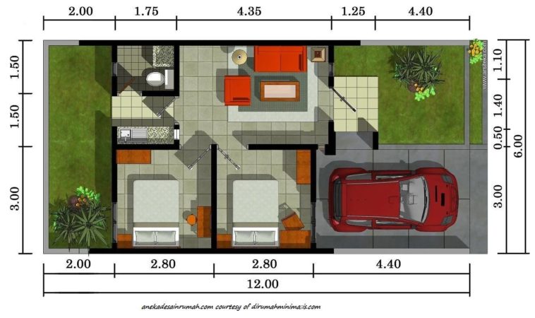 Detail Desain Rumah Minimalis 2 Lantai Dan Denahnya Nomer 38