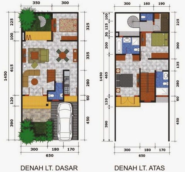 Detail Desain Rumah Minimalis 2 Lantai Dan Denahnya Nomer 44