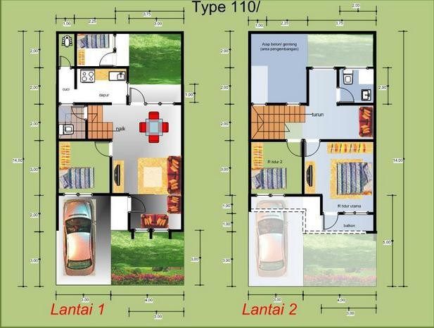 Detail Desain Rumah Minimalis 3 Kamar 2 Lantai Nomer 3